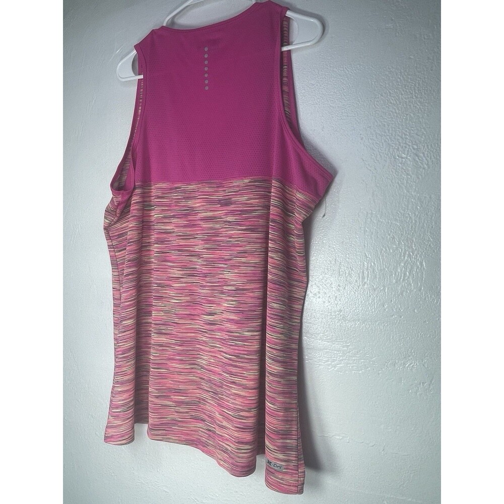 RBX Performance Tank Top Womens 2X Pink Space Dye Athletic Workout Active Plus - Picture 8 of 12